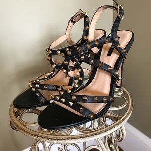 Ladies studded high heels